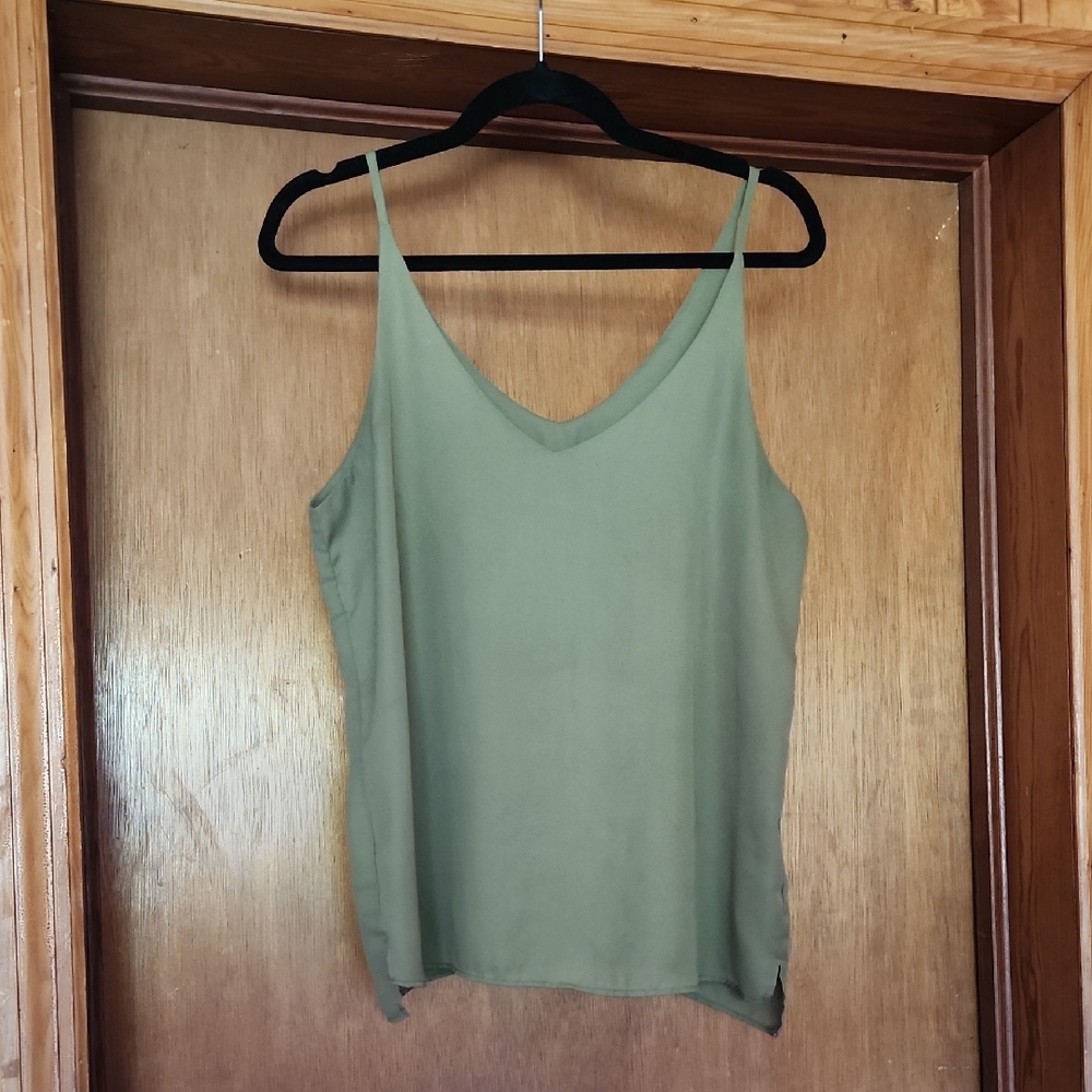 Olive Green Women's Tank Top
